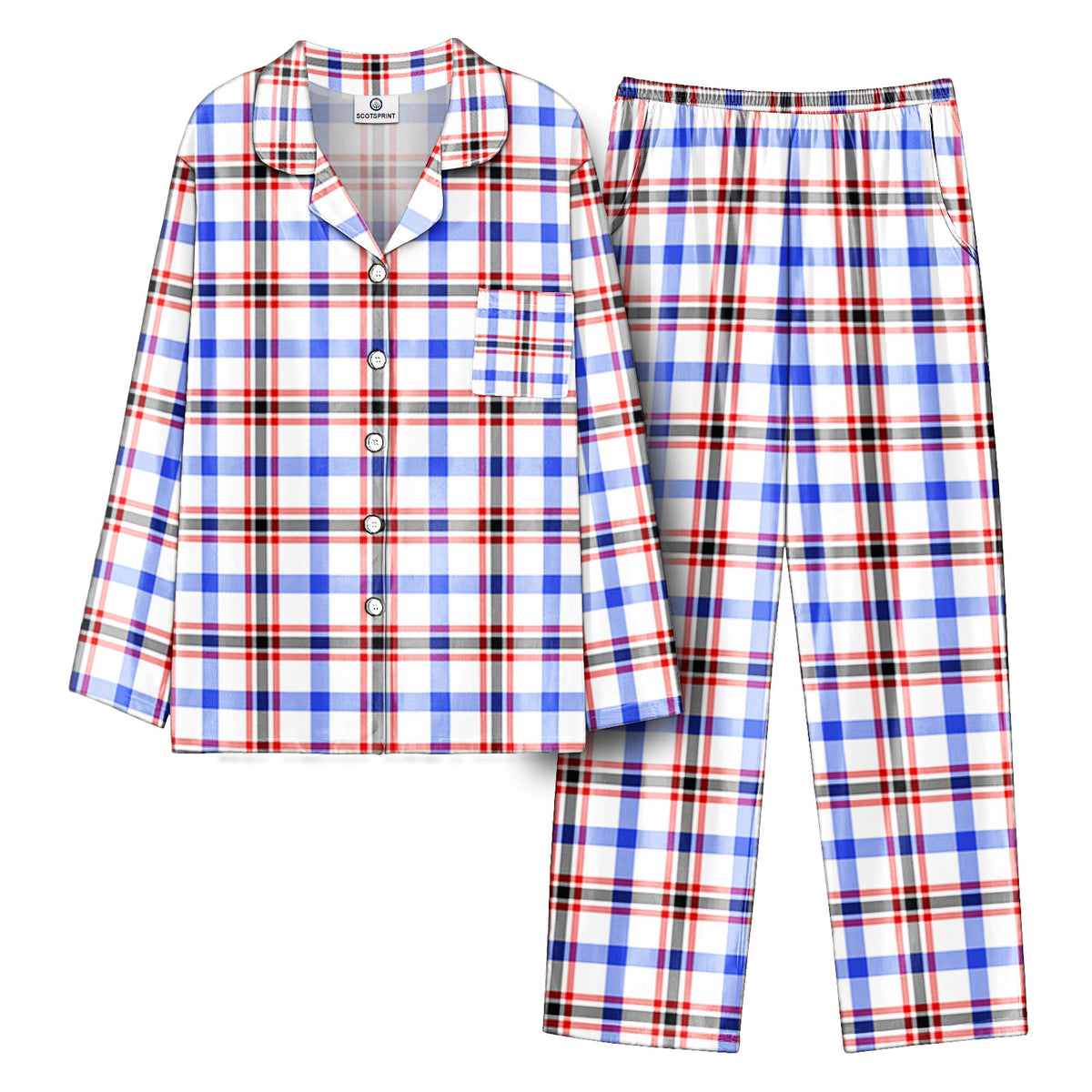 Boswell Modern Tartan Pajama Set