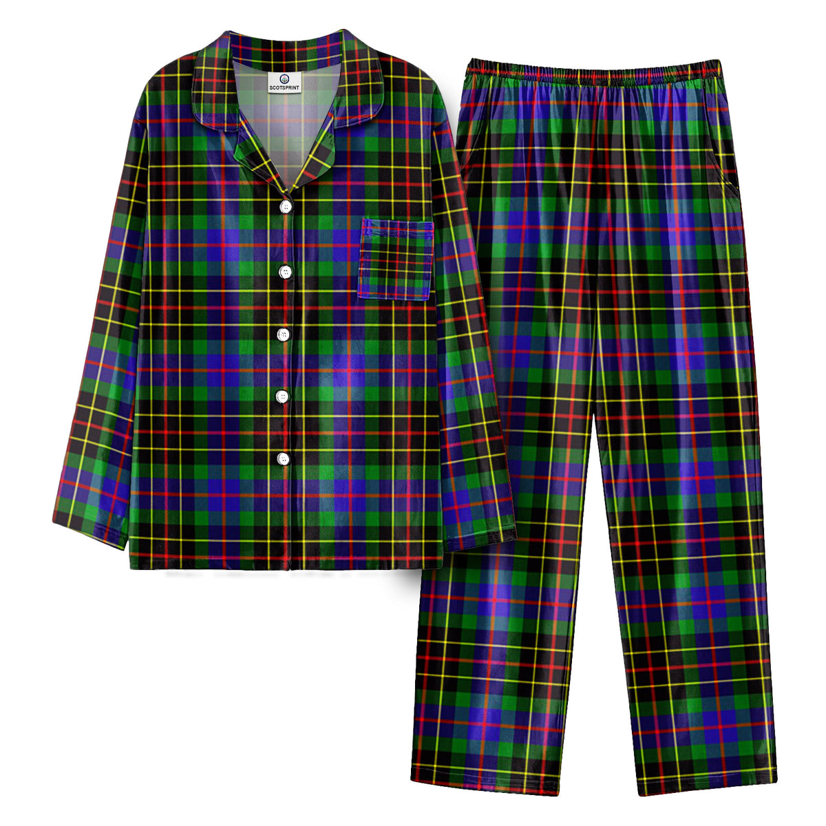 Brodie Hunting Modern Tartan Pajama Set