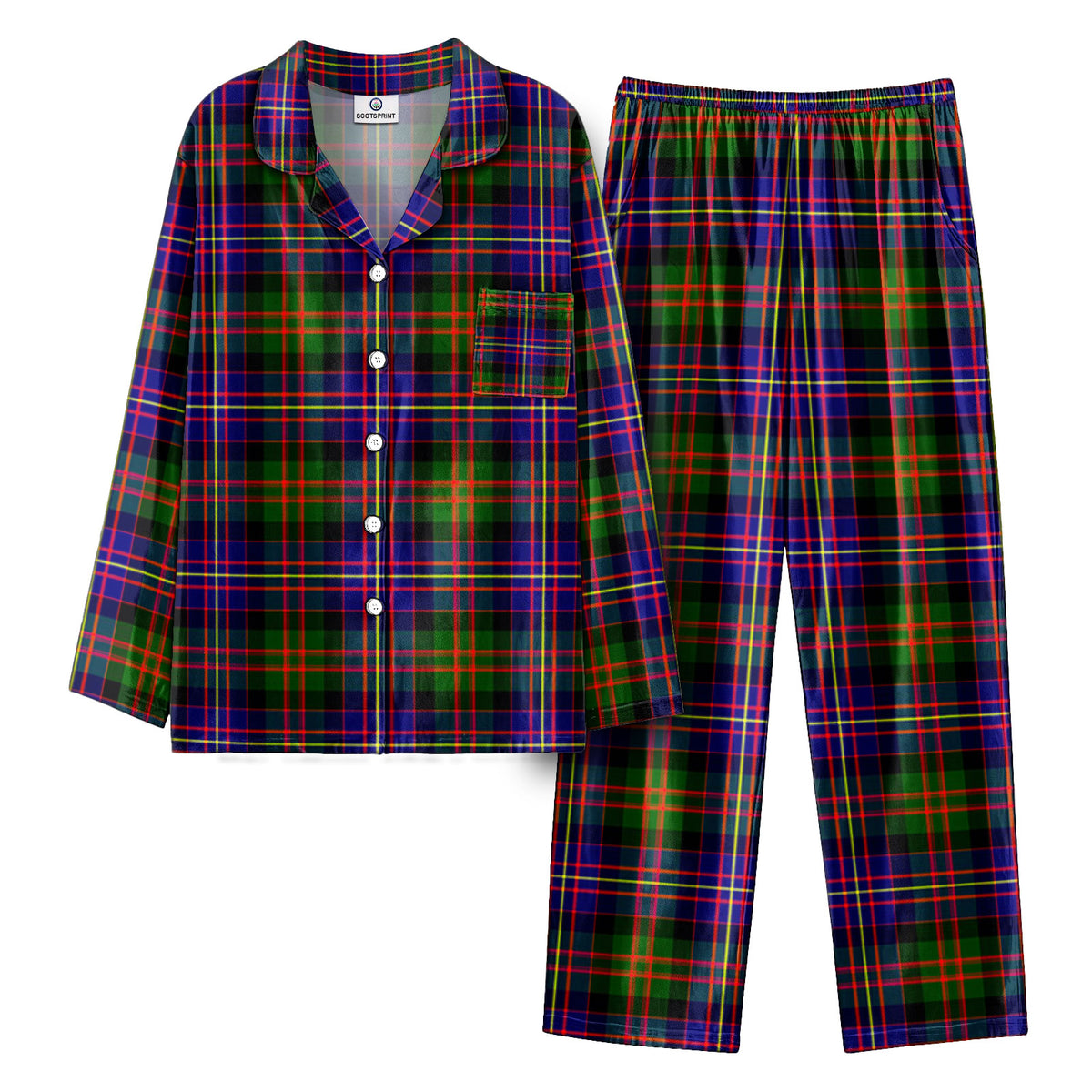 Cameron of Erracht Modern Tartan Pajama Set