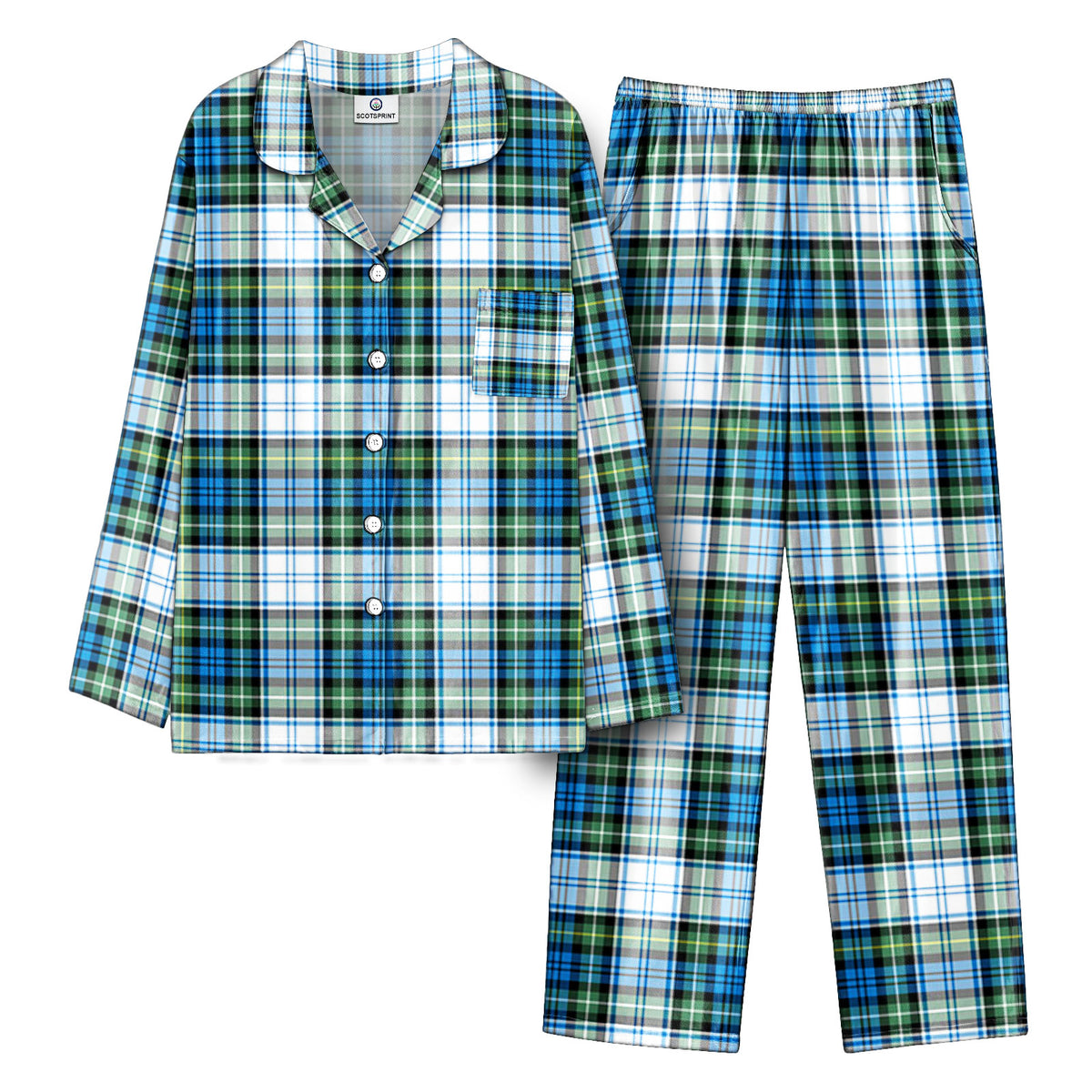 Campbell Dress Ancient Tartan Pajama Set