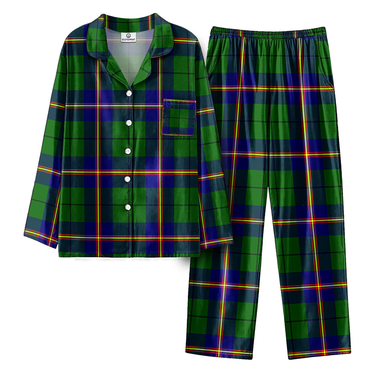 Carmichael Modern Tartan Pajama Set