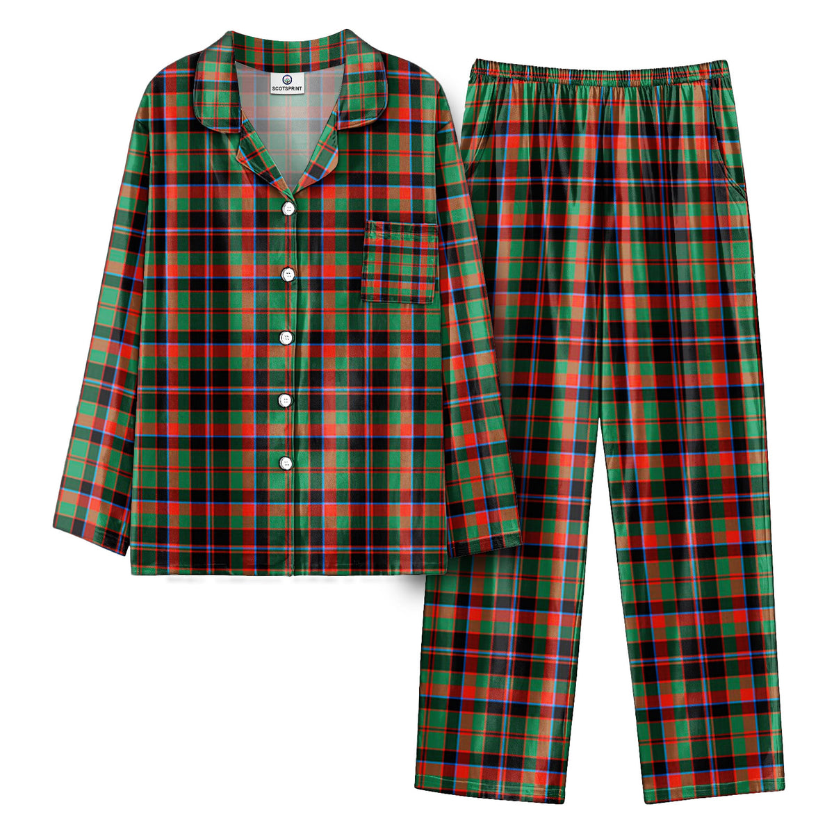 Cumming Hunting Ancient Tartan Pajama Set