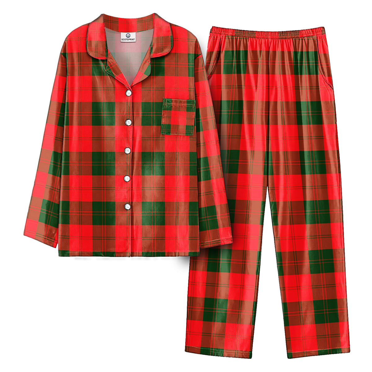 Erskine Modern Tartan Pajama Set