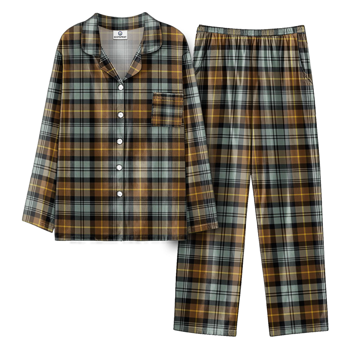 Gordon Weathered Tartan Pajama Set