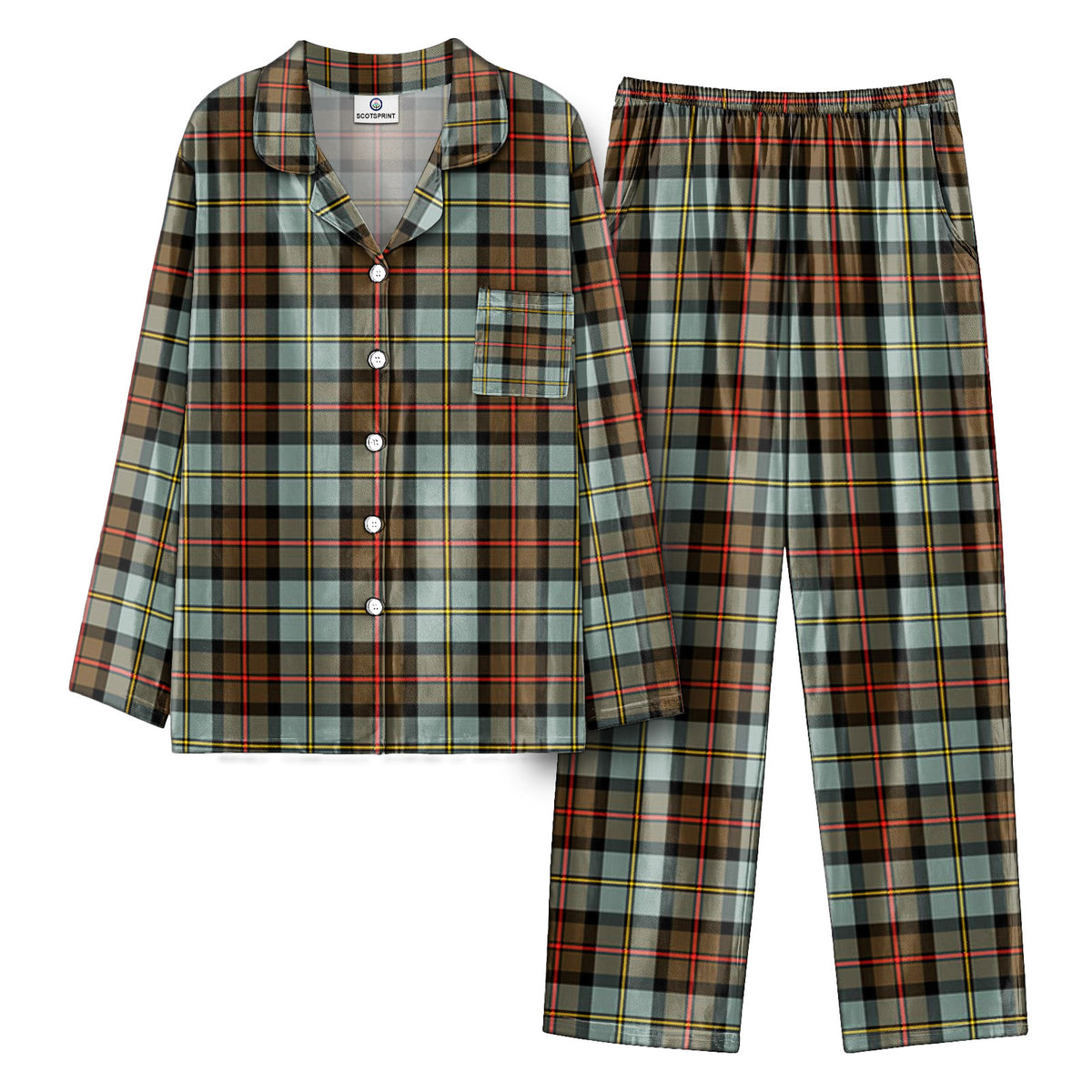 MacLeod of Harris Weathered Tartan Pajama Set