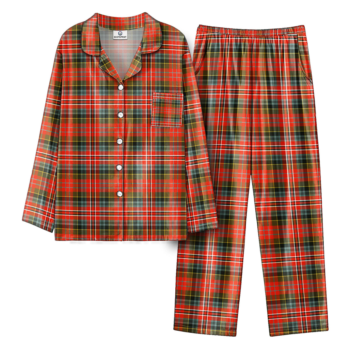 MacPherson Weathered Tartan Pajama Set
