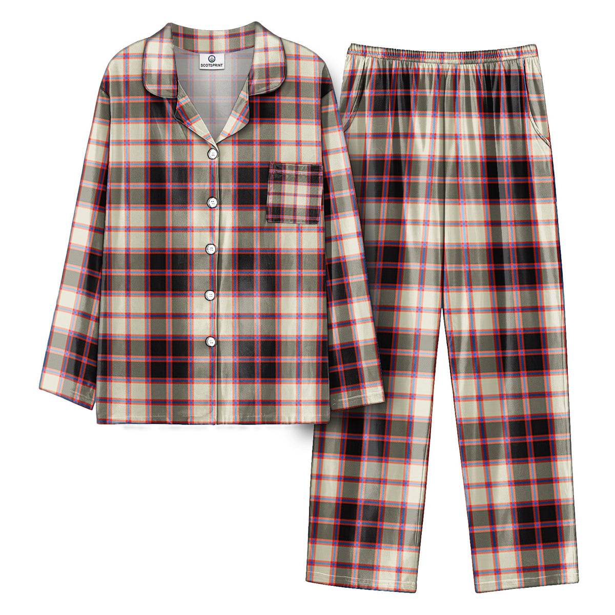 McPherson Hunting Ancient Tartan Pajama Set