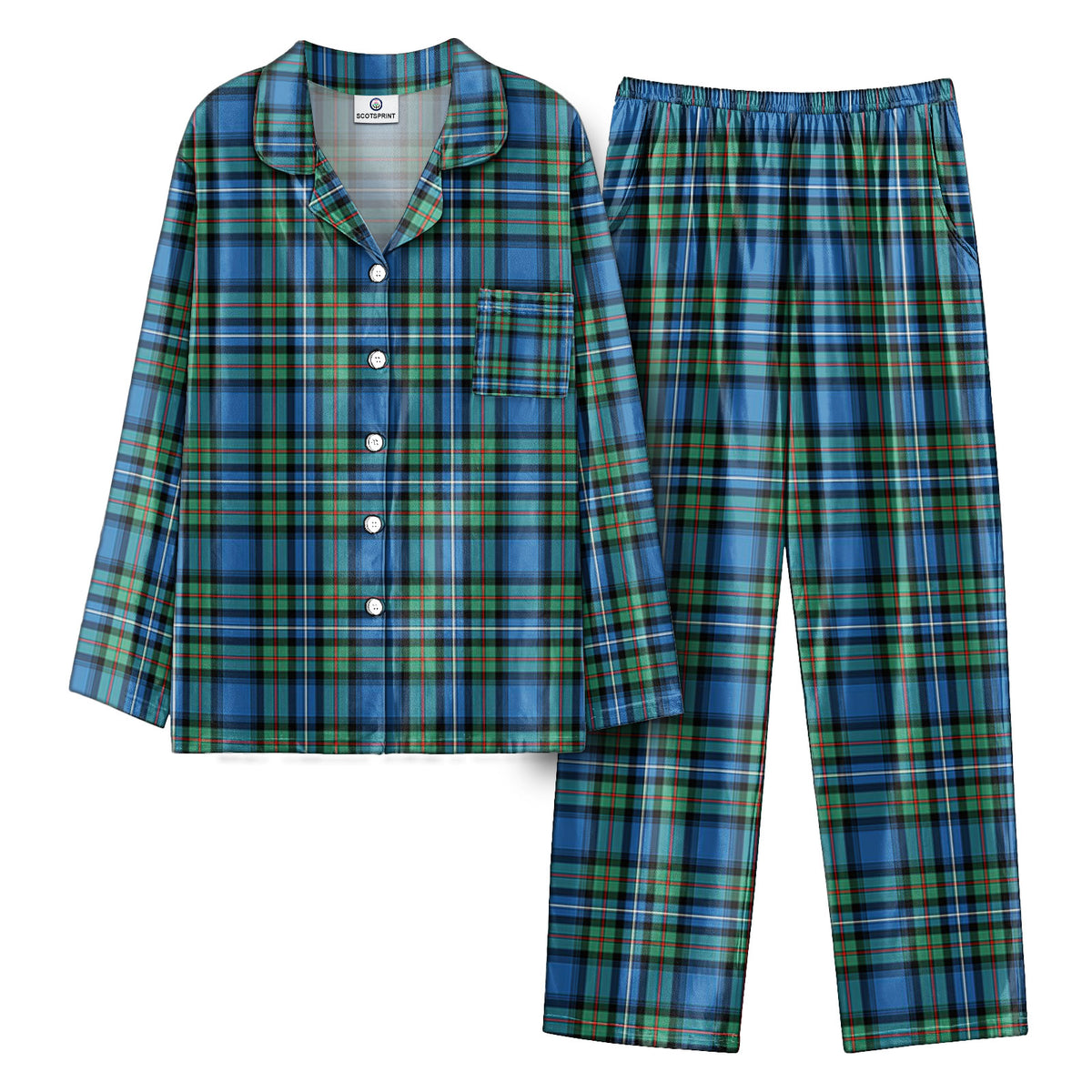 Robertson Hunting Ancient Tartan Pajama Set