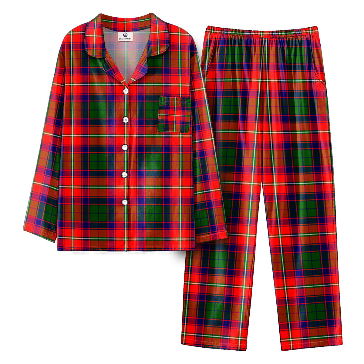 Wauchope (or Waugh) Tartan Pajama Set