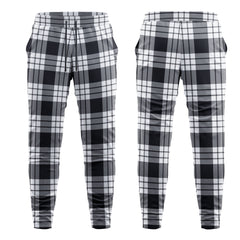 MacFarlane Black - White Tartan Sweatpants