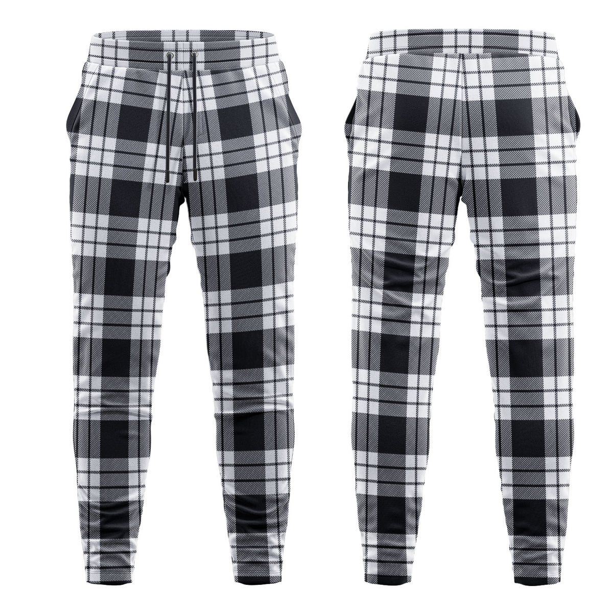 McFarlane Black - White Tartan Sweatpants