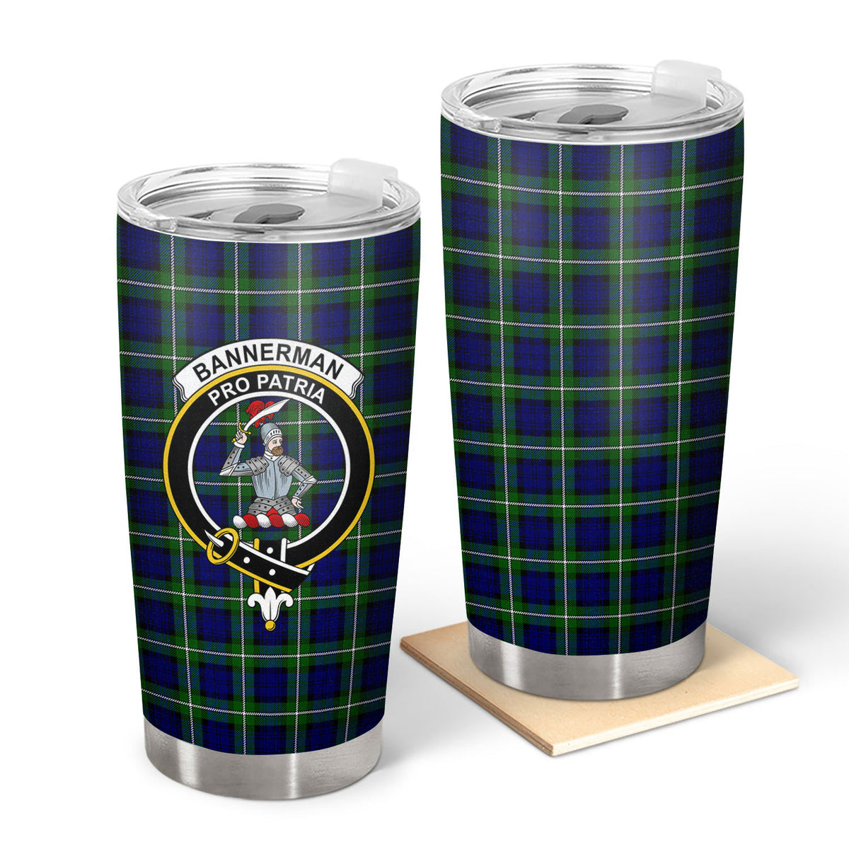 Bannerman Tartan Crest Tumbler