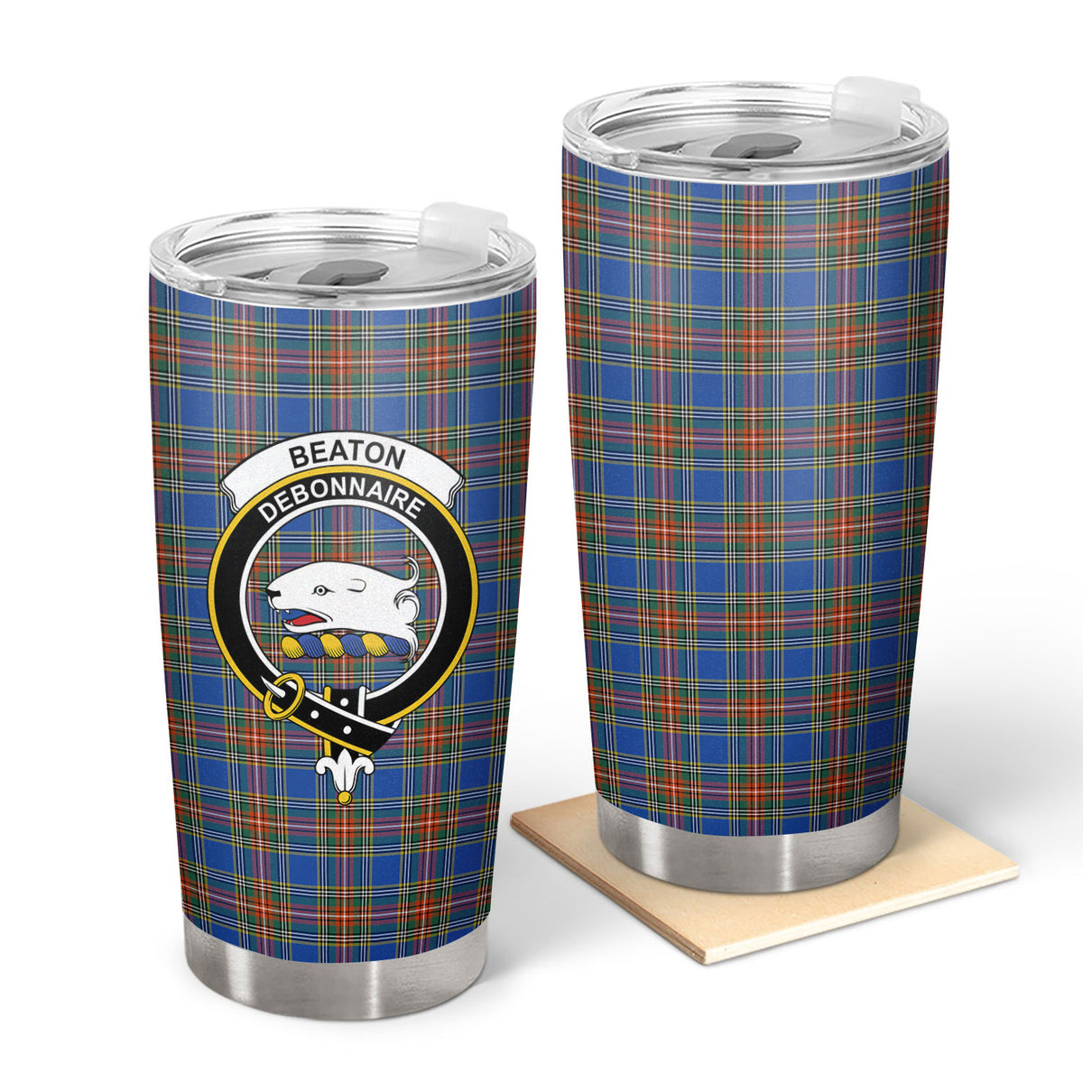 Beaton Ancient Tartan Crest Tumbler