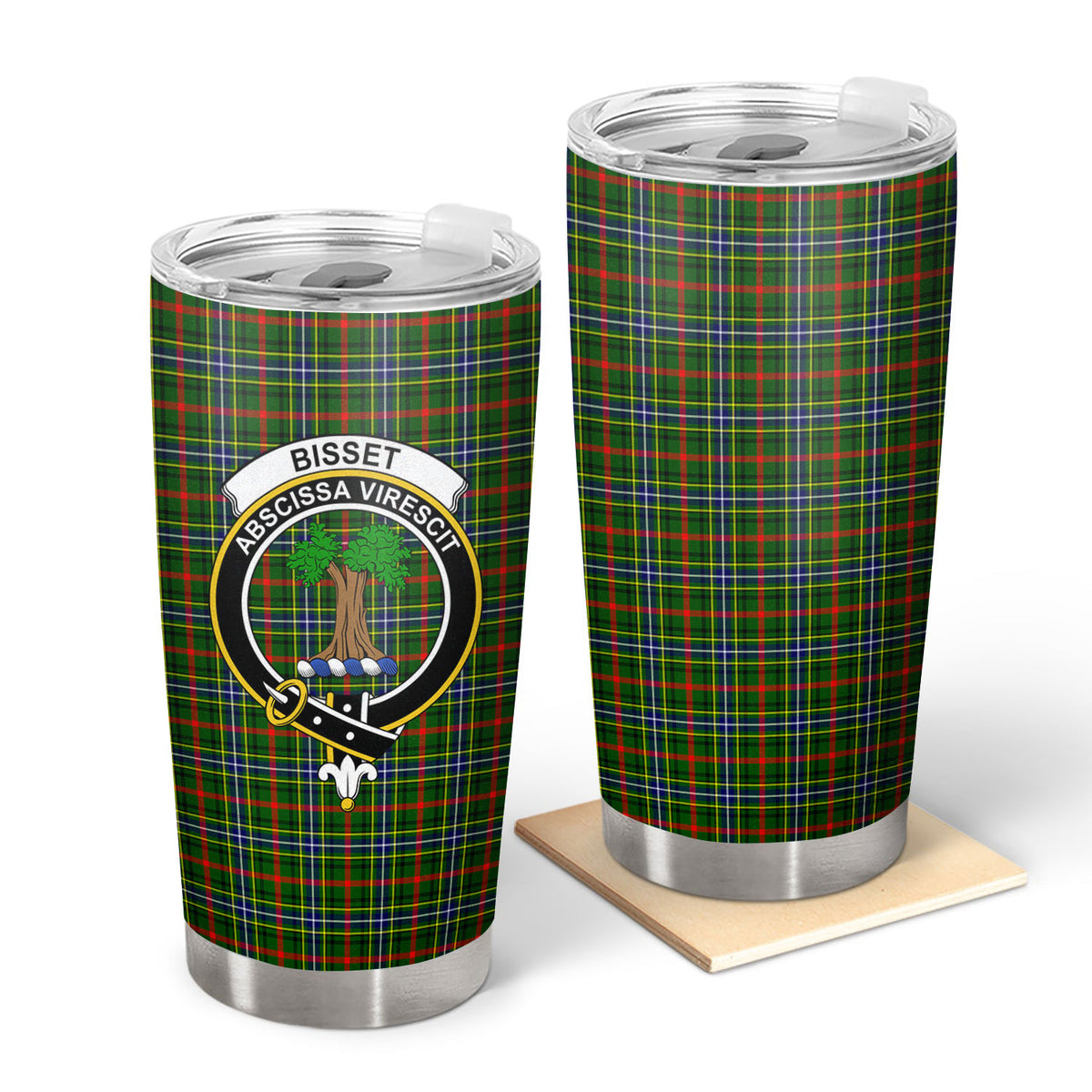 Bisset Tartan Crest Tumbler