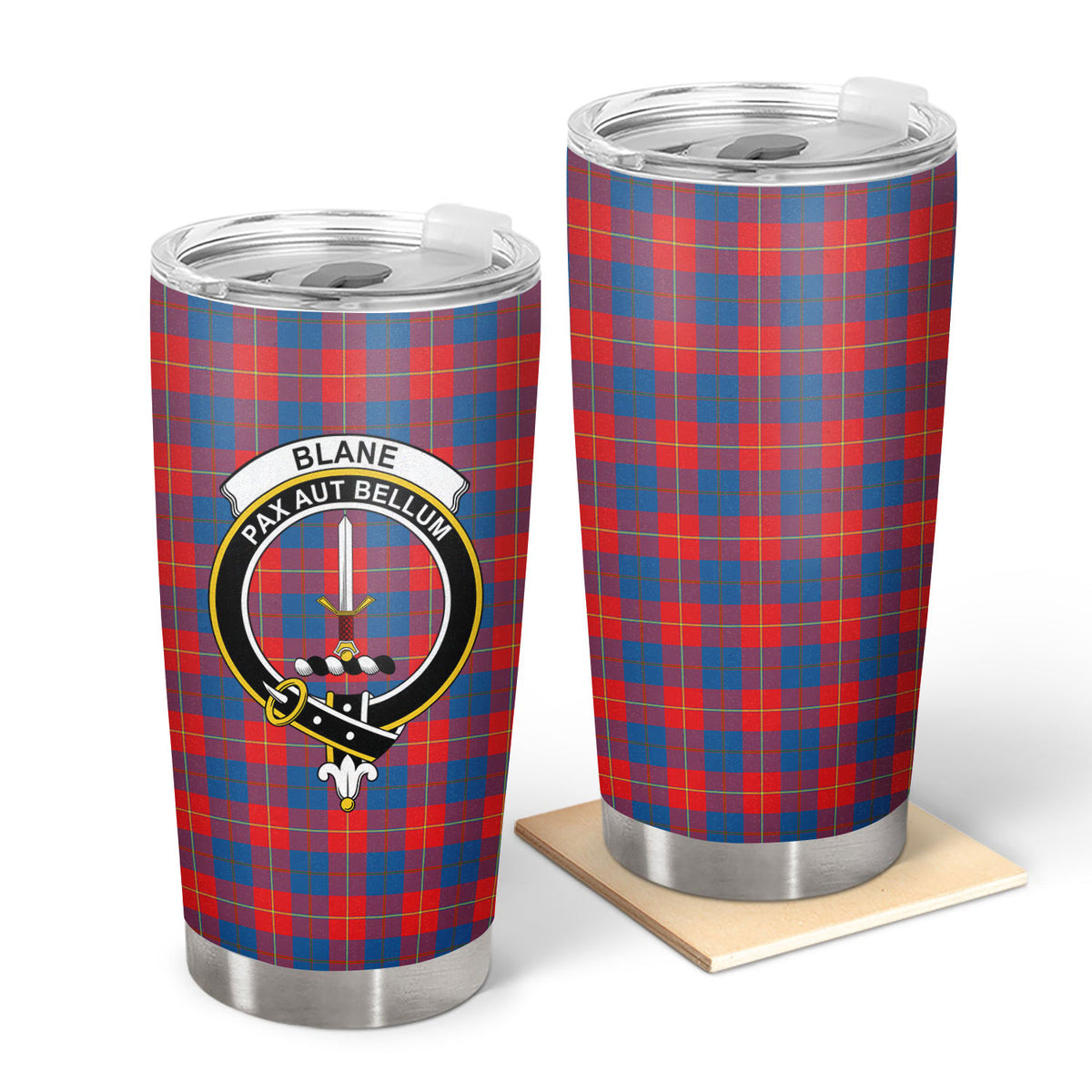 Blane Tartan Crest Tumbler