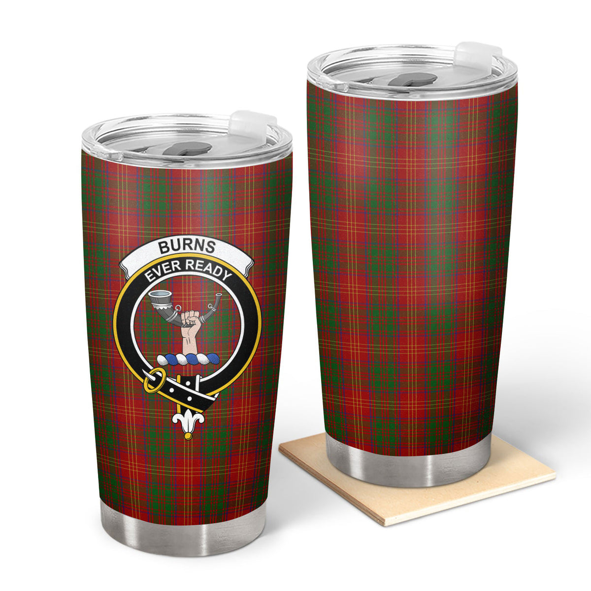 Burns Tartan Crest Tumbler