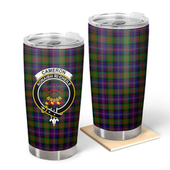 Cameron of Erracht Modern Tartan Crest Tumbler