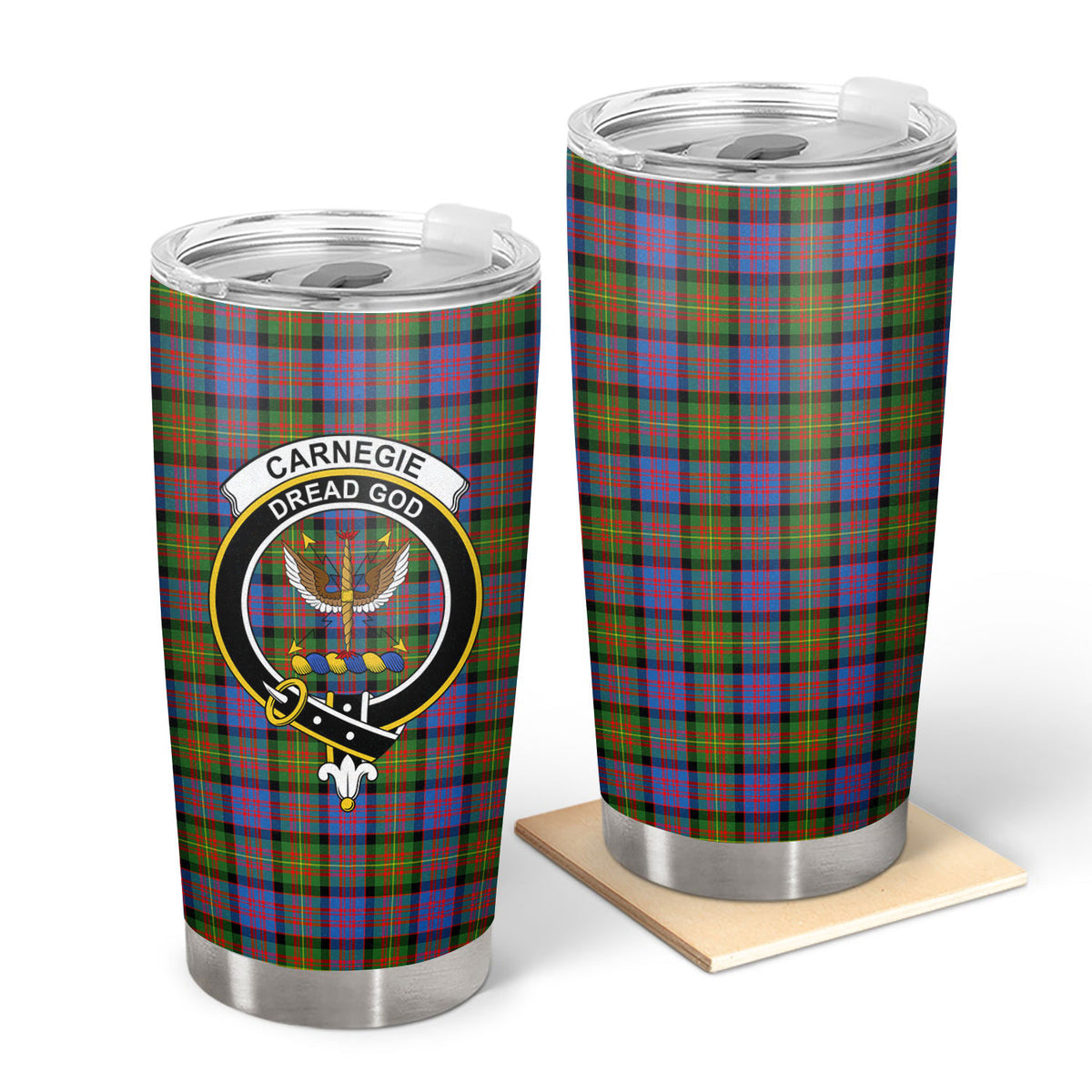 Carnegie Ancient Tartan Crest Tumbler