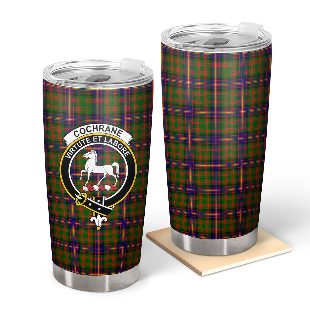 Cochrane Modern Tartan Crest Tumbler