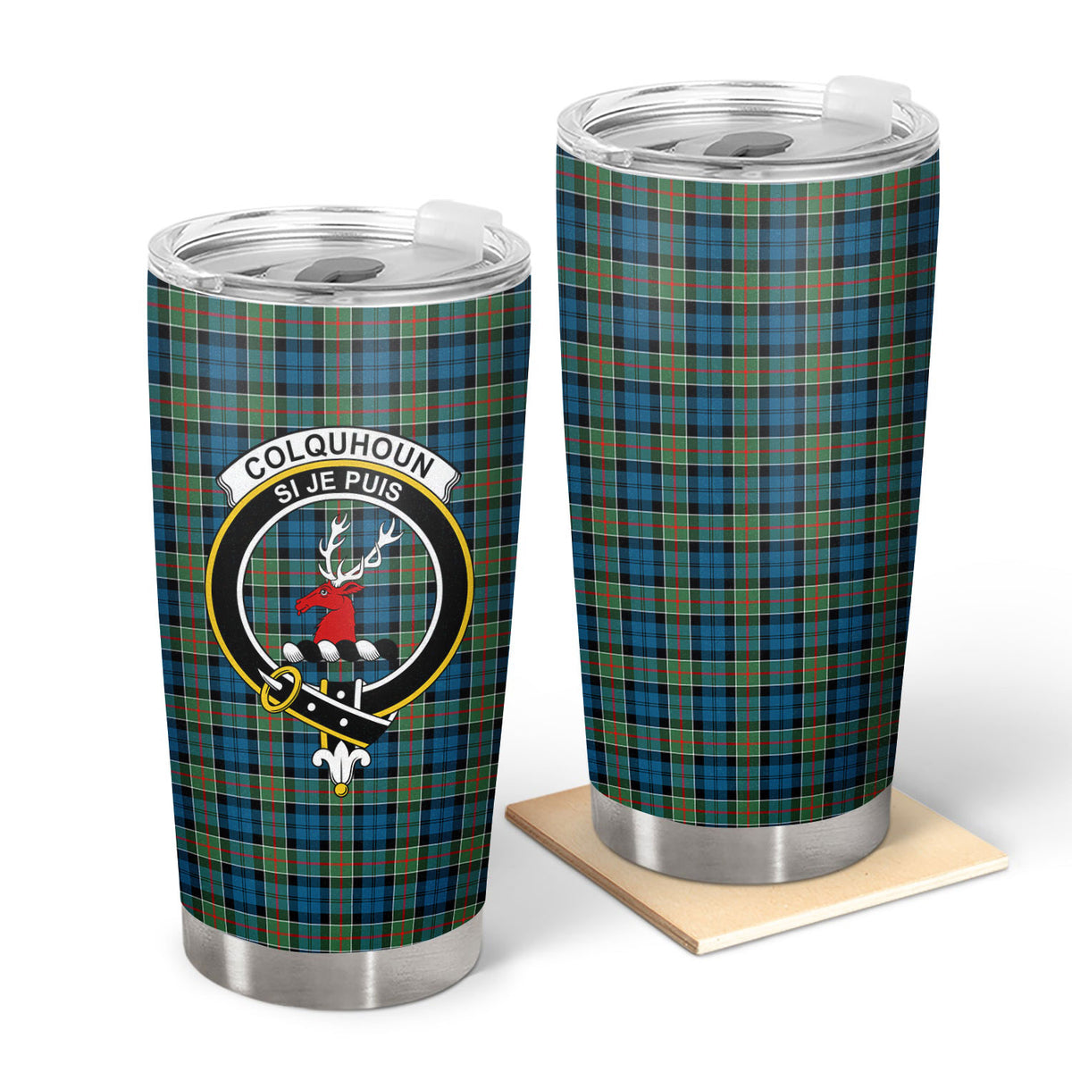 Colquhoun Ancient Tartan Crest Tumbler