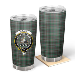 Craig Tartan Crest Tumbler