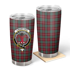 Crawford Modern Tartan Crest Tumbler