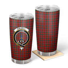 Dalzell Tartan Crest Tumbler