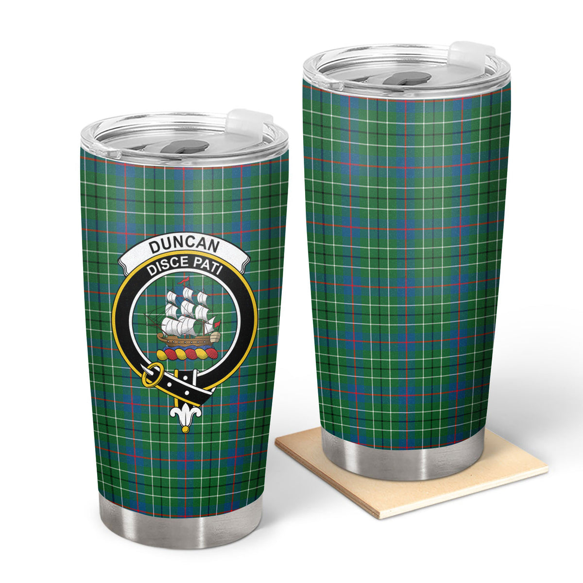 Duncan Ancient Tartan Crest Tumbler