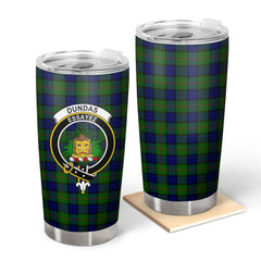 Dundas Modern Tartan Crest Tumbler