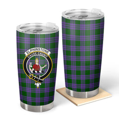 Elphinstone Tartan Crest Tumbler