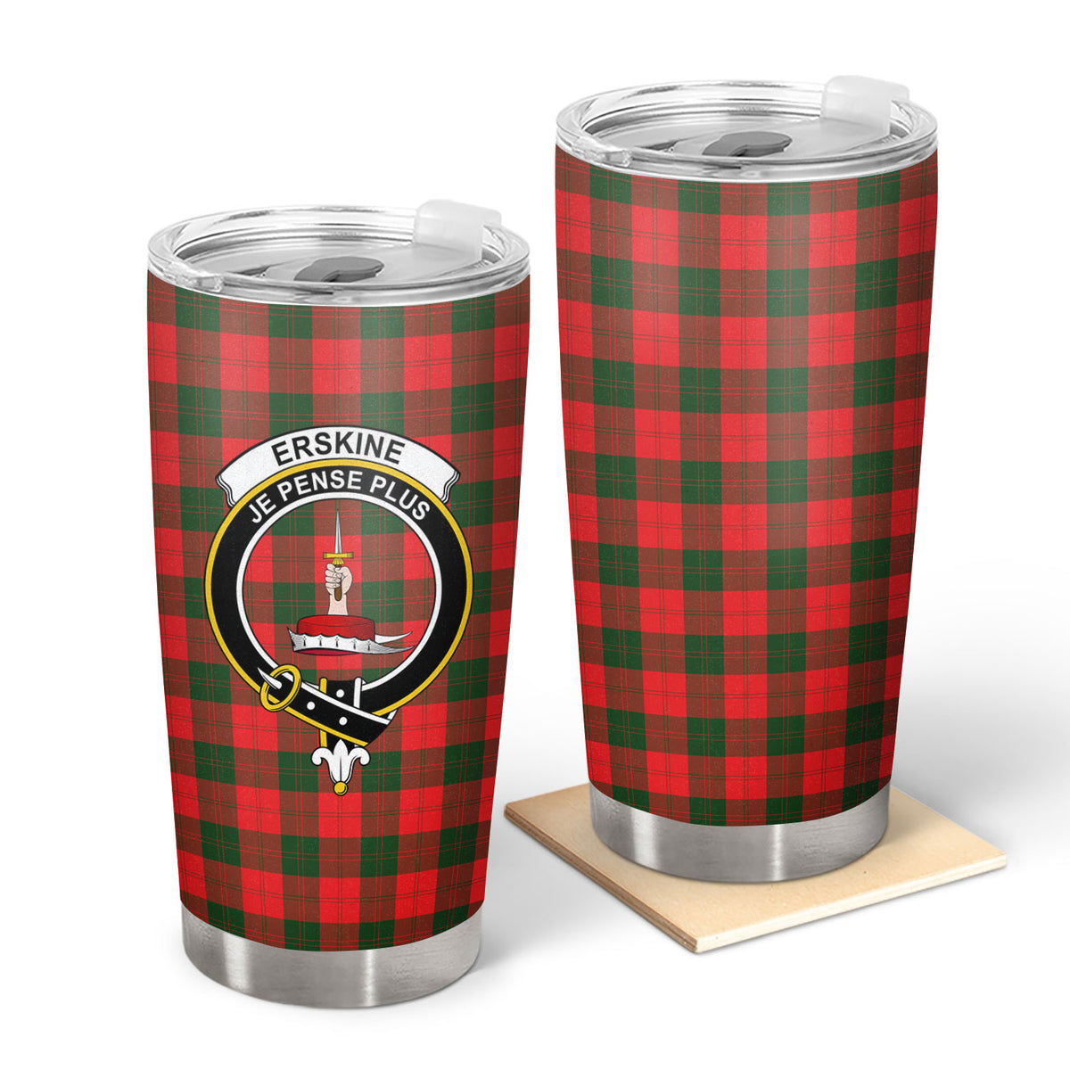 Erskine Modern Tartan Crest Tumbler