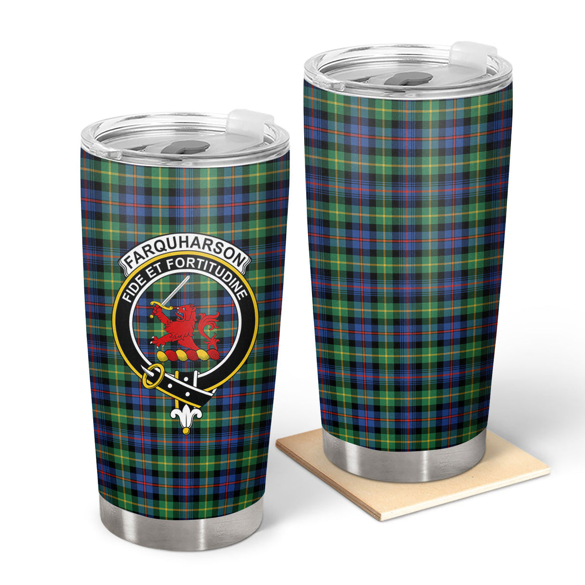 Farquharson Ancient Tartan Crest Tumbler