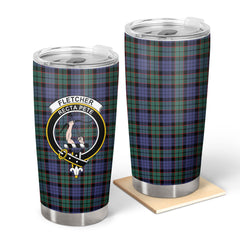 Fletcher Modern Tartan Crest Tumbler