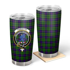 Forsyth Modern Tartan Crest Tumbler