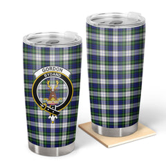 Gordon Dress Modern Tartan Crest Tumbler