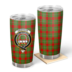 Grierson Tartan Crest Tumbler