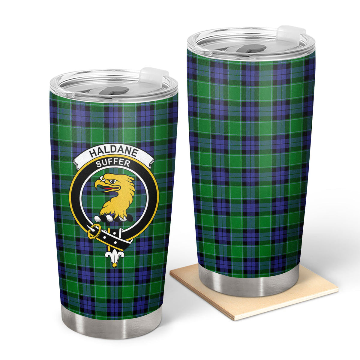 Haldane Tartan Crest Tumbler