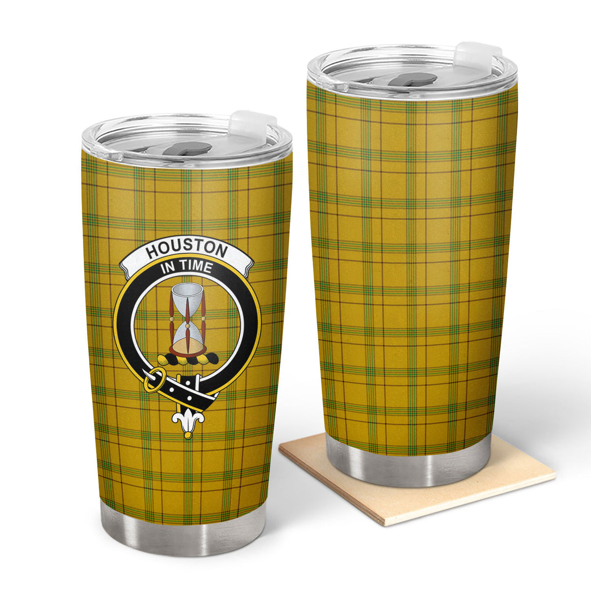 Houston Tartan Crest Tumbler