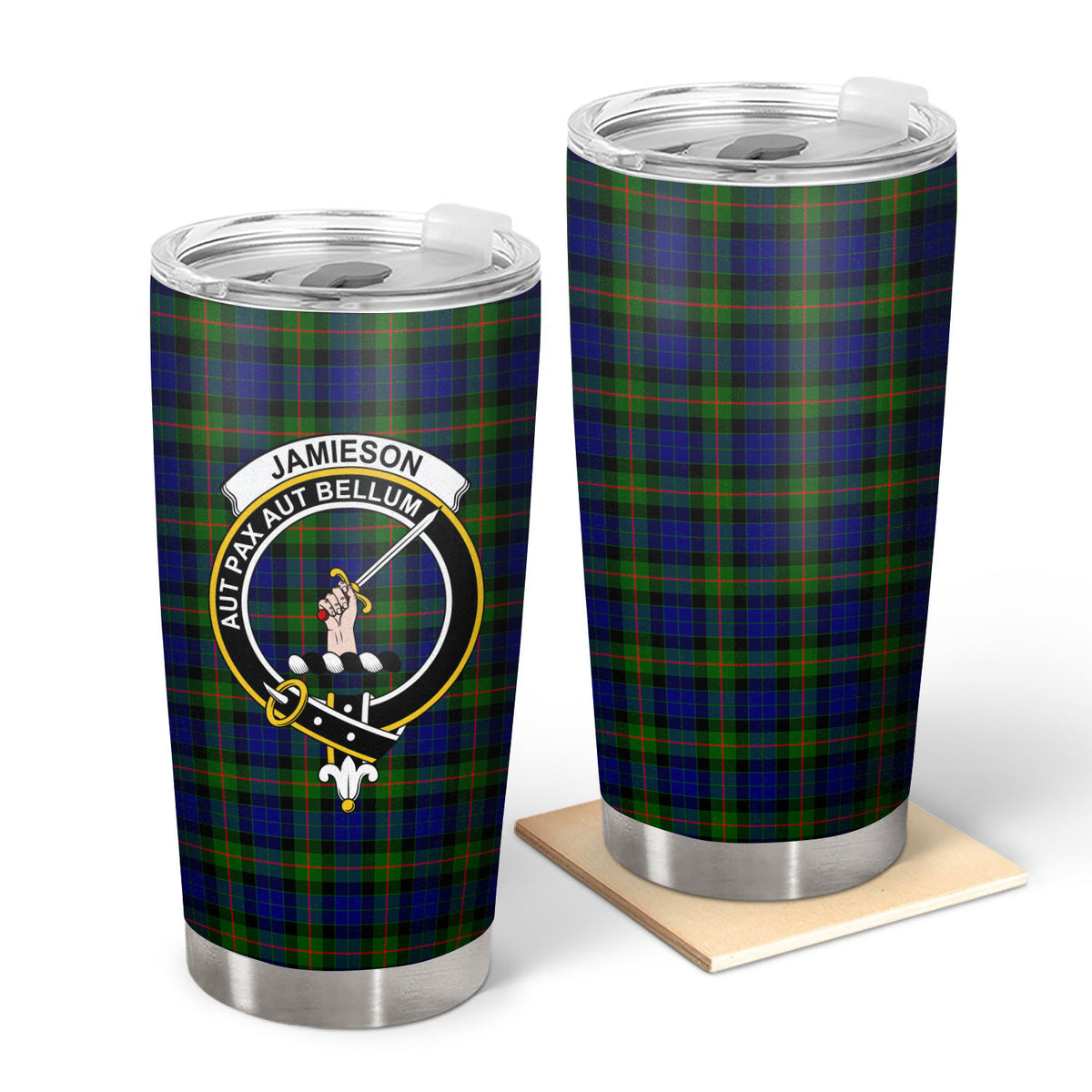 Jamieson Tartan Crest Tumbler