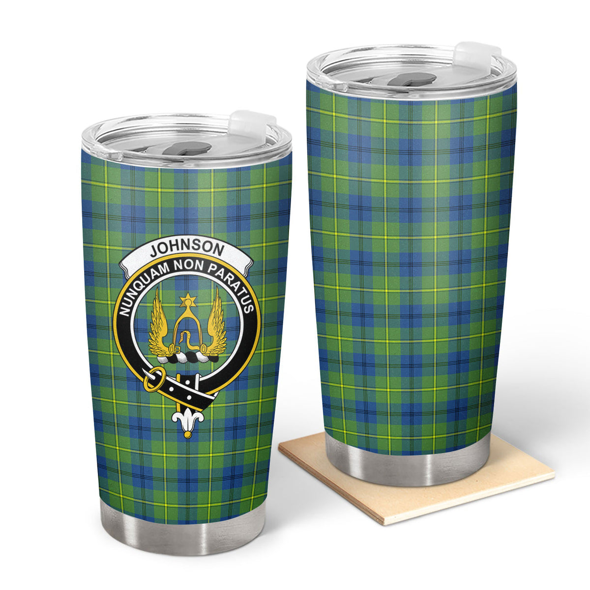 Johnson Ancient Tartan Crest Tumbler