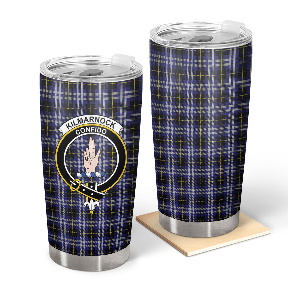 Kilmarnock Tartan Crest Tumbler