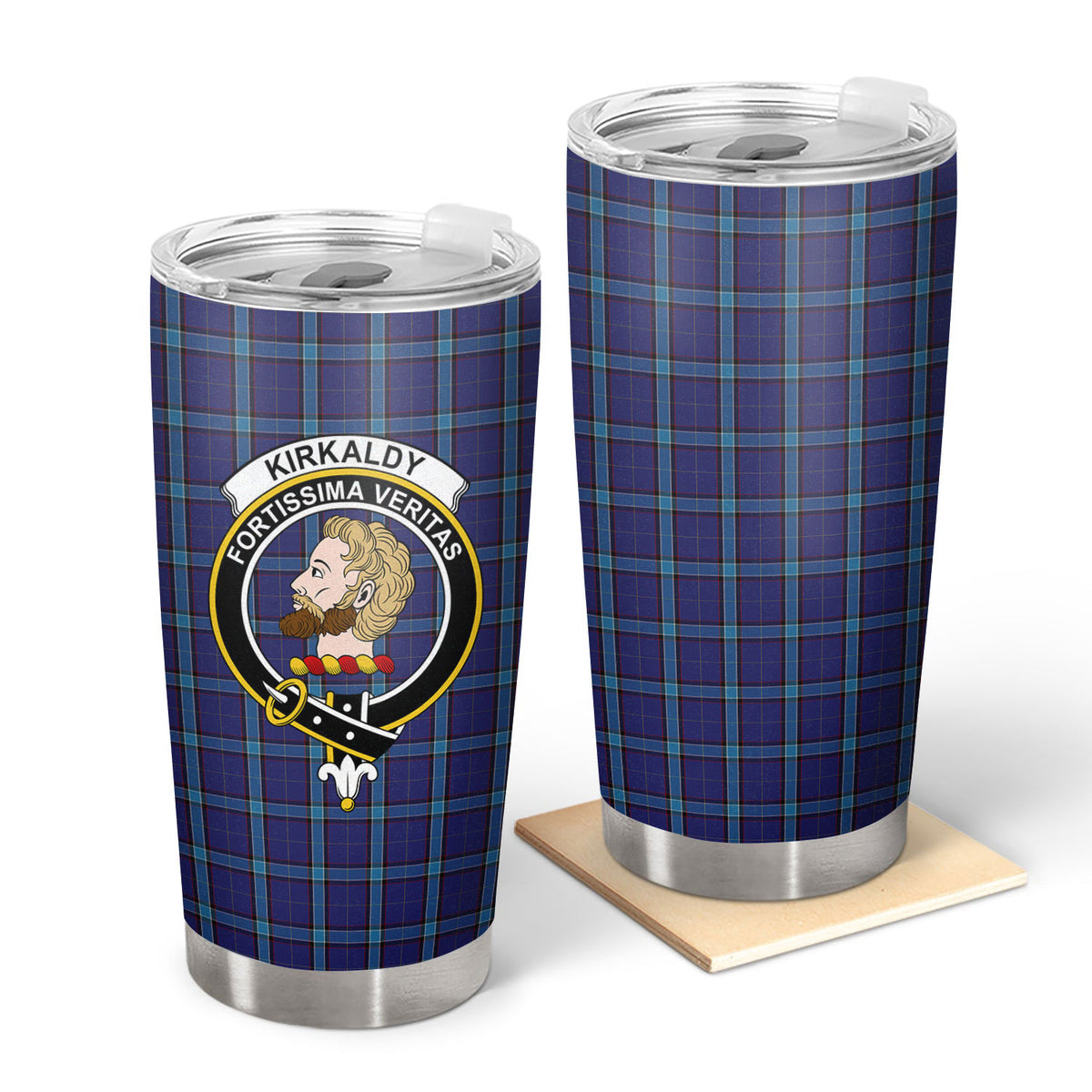 Kirkaldy Tartan Crest Tumbler