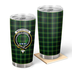 MacArthur Modern Tartan Crest Tumbler