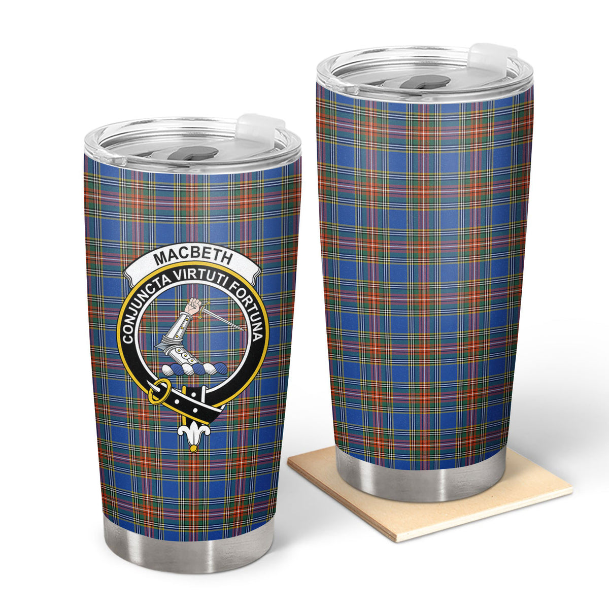 MacBeth Ancient Tartan Crest Tumbler