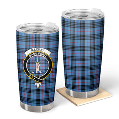 MacKay Blue Tartan Crest Tumbler