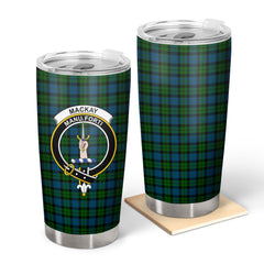 MacKay Modern Tartan Crest Tumbler