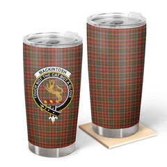 MacKintosh Hunting Weathered Tartan Crest Tumbler