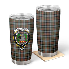 MacLaren Weathered Tartan Crest Tumbler