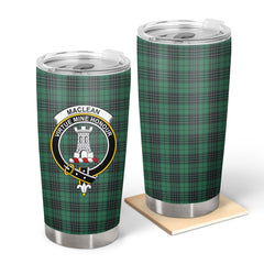 MacLean Hunting Ancient Tartan Crest Tumbler