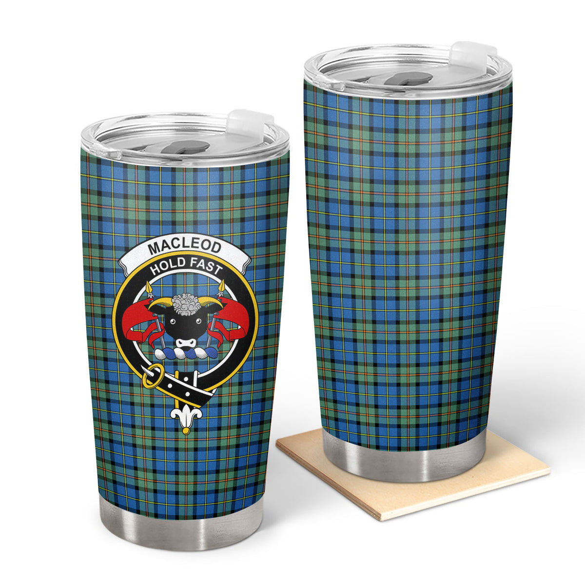 MacLeod of Harris Ancient Tartan Crest Tumbler